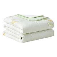 罗莱生活 LUOLAI 家纺 空调夏凉被子 100%全棉可水洗抗菌夏凉被芯 净重3.5斤 全棉可水洗抗菌夏被-芷幸花漾