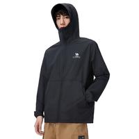 骆驼（CAMEL）户外防晒衣UPF50+防紫外线凉感防晒钓鱼服【云朵】A14BATR083 幻影黑，男