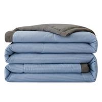 意尔嫚A类抗菌空调被子夏季大豆泡泡棉夏凉被单双人夏天150x200cm海天蓝 A类抗菌-海天蓝