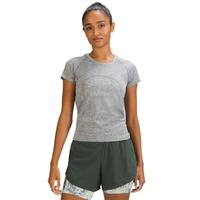 lululemon丨Swiftly Tech 女士运动短袖 T 恤 2.0 *Race LW3FQHS 石板灰/白 3XL /16