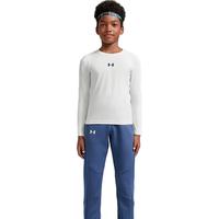 安德玛（Under Armour）春季男女童针织休闲运动裤儿童运动长裤251225177 深蓝灰 140cm 