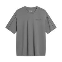 李宁(LI-NING)速干T恤丨CF溯见龙在野凉爽短袖男夏季圆领户外上衣ATSU609 雷雨垂-5 2XL