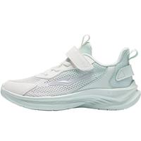 鸿星尔克儿童鞋男童鞋女童青少年中大童休闲跑鞋夏天大网眼透气儿童运动鞋 微晶白/净水色 33