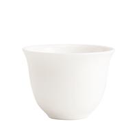 京东京造 茶具茶杯 功夫茶具整套羊脂玉杯子品茗杯简约办公会客杯 6个装