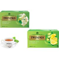 川宁绿茶 茉莉花绿茶+柠檬绿茶50袋办公室下午茶独立包装 【清新香醇】茉莉＋柠檬50袋