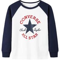 匡威Converse童装男女童长袖T恤25春季亲肤舒适儿童长T打底衫 岩岭灰 140 /68【身高128-140cm】