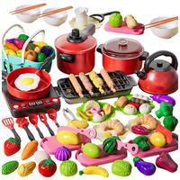 贝贝家开学季儿童厨房过家家仿真做饭迷你厨具套装3一6岁男女孩玩具