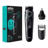 BRAUN博朗男士多功能三合一修剪器  Series 3 3430  黑色