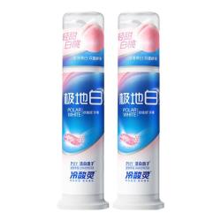 冷酸灵 会员精选冷酸灵极地白白桃抗敏感泵式牙膏125g*2/130g*2