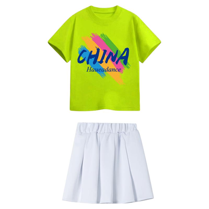 六一儿童演出服幼儿园舞蹈班服糖果色小运动会啦啦队表演服装