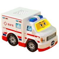 vtech 玩具神奇轨道车警车直升机赛车救护小汽车宝宝 救护车（）