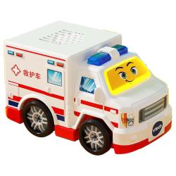 vtech 玩具神奇轨道车警车直升机赛车救护小汽车宝宝 救护车（）
