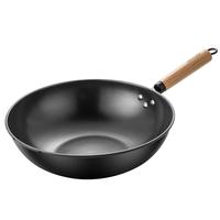 美厨(maxcook)炒锅铁锅 30cm无涂层精铁炒菜锅氮化 燃气电磁炉通用 MCC5332 无涂层精铁炒锅 30cm