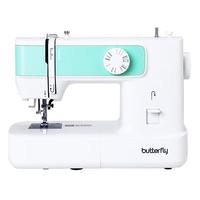 蝴蝶牌25M51家用缝纫机电动多功能锁边自动穿线75W大功率吃厚衣车