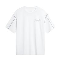 李宁(LI-NING)速干T恤丨CF溯见龙在野凉爽短袖男夏季圆领户外上衣ATSU609 标准白-2