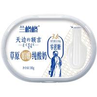 兰格格 草原酸奶 天边的额吉碗装 180g*8盒 生牛乳发酵低温酸牛奶