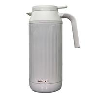 尚泰SHOTAY 304不锈钢保温壶1.9L保温水壶ST-8290瓷光白