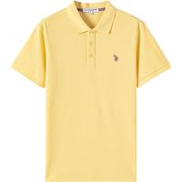 U.S. POLO ASSN. 男商务休闲男士夏季短袖t恤翻领半袖上衣
