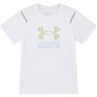 安德玛（Under Armour）男童春夏季运动休闲凉感吸湿速干短袖T恤243120154 白色 170cm 
