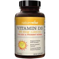 naturewise 活性 维生素D3软胶囊 1000IU/粒 360粒瓶装