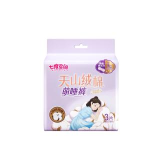 七度空间 极薄纯棉 女士安心裤  L 3条 100-140斤 100%原棉