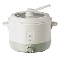 小熊（Bear）电煮锅 泡面火锅宿舍小电锅 多功能多用途电热锅 2.5L蒸煮一体蒸笼电蒸锅 DRG-Q25V1