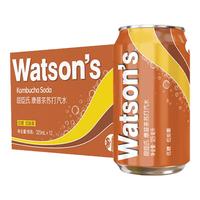 屈臣氏（Watsons）屈臣氏苏打汽水康普茶味气泡饮料325ml*24罐装 325ml*12罐装