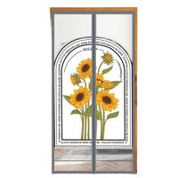 佳尔美 夏季防蚊门帘隐私防窥通风金刚纱门帘自吸免打孔防蝇魔术贴门帘 中分磁吸防蚊隐私向日葵 支持 改价