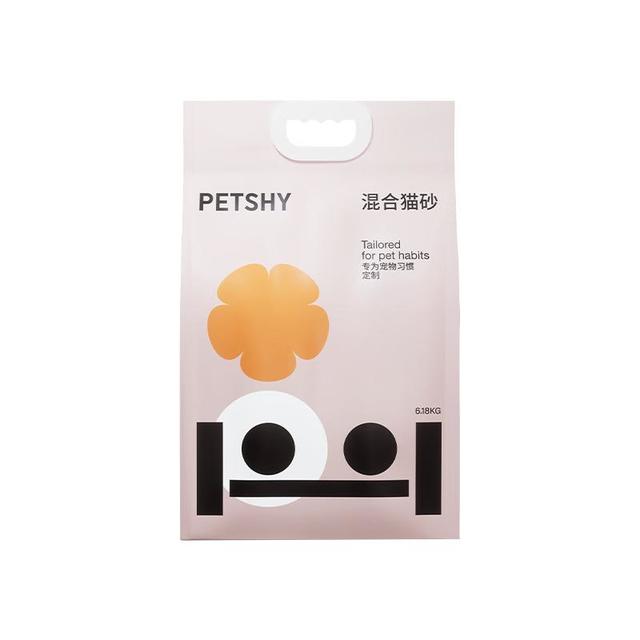 petshy 豆腐混合膨润土猫砂除臭低尘6.18kg