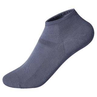 松山棉店5双袜子男防脱短筒袜薄款透气抑菌女袜浅口袜 男短筒-白+浅灰+蓝+深灰+黑 5双 均码 男士：40-45码