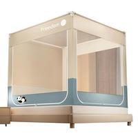 九洲鹿 A类 坐床蚊帐 全底加粗加厚全罩式蚊帐 180*200cm