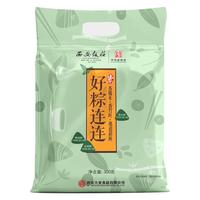 西安饭庄 好粽连连300g袋鲜肉豆沙红枣多口味组合装手工粽老字号