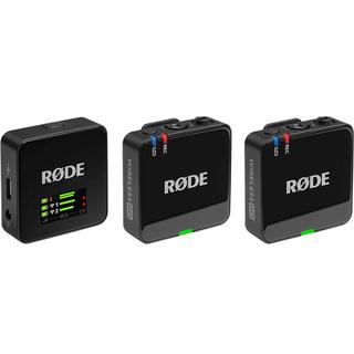 RØDE罗德 Wireless Go III 一拖二无线领夹麦克风 黑色