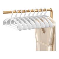 向泽宽肩衣架家用衣挂衣服衣架重衣服撑子秋冬加宽挂厚衣服衣架 【升级白色】宽肩衣架-防滑防皱 五十只（家庭装省30元）