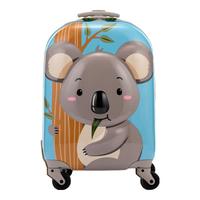 新秀丽(Samsonite)行李箱16英寸拉杆箱灰蓝可爱考拉儿童旅行箱包U22拉链箱登机箱