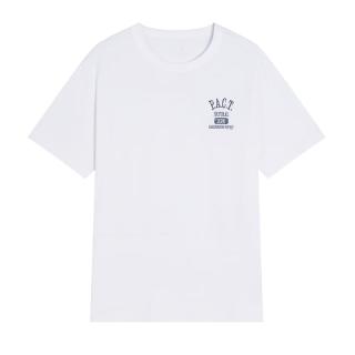 京东京造 t恤男短袖男士T恤宽松  CAMP白色 L