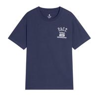 京东京造【重磅印花】t恤男短袖男士T恤宽松  CAMP藏青 M