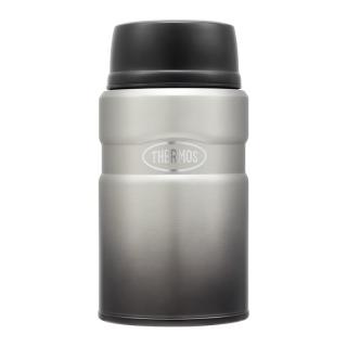 膳魔师（THERMOS） 焖烧杯大容量保温饭盒316L不锈钢闷粥杯焖烧罐保温桶饭桶TCLE 渐变黑 720ml
