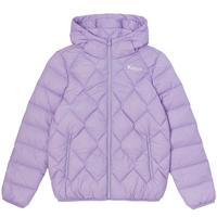 卡帕（Kappa）羽绒服女冬绗缝连帽羽绒服防寒服K0C82YY03 香薰草紫-4201 S