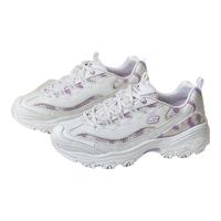 SKECHERS/斯凯奇 轻质吸震 女士运动鞋 白色/薰衣草色/WLV 36