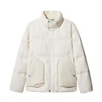 卡宾男装 90鸭绒千鸟格羽绒服2024秋冬宽松外套保暖潮流H 漂白色02 XL /180/52