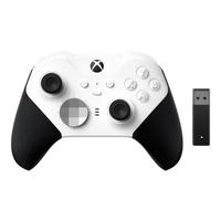 微软（Microsoft）国行 Xbox Series S/游戏手柄 精英手柄二代青春版 精英2手柄 【精英青春版（白）+适配器(第三方)】