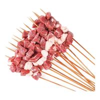 阿西娅甘肃靖远滩羊羊肉串 生鲜羊肉 40串原切烧烤净含量2斤 源头直发 靖远滩羊 羊肉串50串2斤