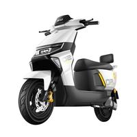 新日电动摩托车智能解锁72V22Ah石墨烯电池长续航大功率强劲电摩飞驰 曙光白 72V22Ah