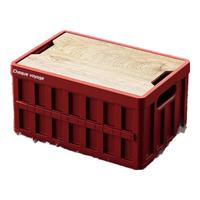 邦尼美家露营收纳箱车载后备箱杂物整理箱户外野餐可折叠桌凳特大号储物箱 中国红-大号【升级款 加厚加硬】 放心购(破损免费补发)