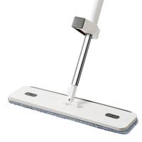 百家好世平板拖把2024款家用一拖净清洁地拖把懒人免手洗刮40cm 2布 【加厚可加液底板】40cm+2布