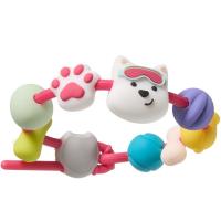 PLUS会员：babycare 宝宝卡通手环便携手链长效植物精油串珠手环9珠子+2条绳子 西高地