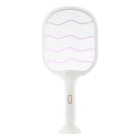 奥克斯(AUX)电蚊拍驱蚊器灭蚊器防蚊子灭蚊拍苍蝇拍电蝇拍充电式锂电池大网面 版【诱蚊+收纳底座】高续航