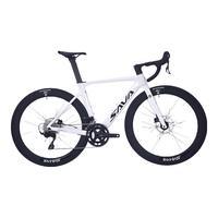 萨瓦SAVA极光A7L碳纤维公路自行车禧玛诺R7100变速24速油压碟刹超轻赛车 白色【R7100-24速纯油碟】 44XS【155cm-165cm】
