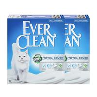 铂钻Ever Clean低尘活性炭猫砂 无香型（小银盒）6L*2盒 微信域 省砂除臭-小银盒-6L*2盒